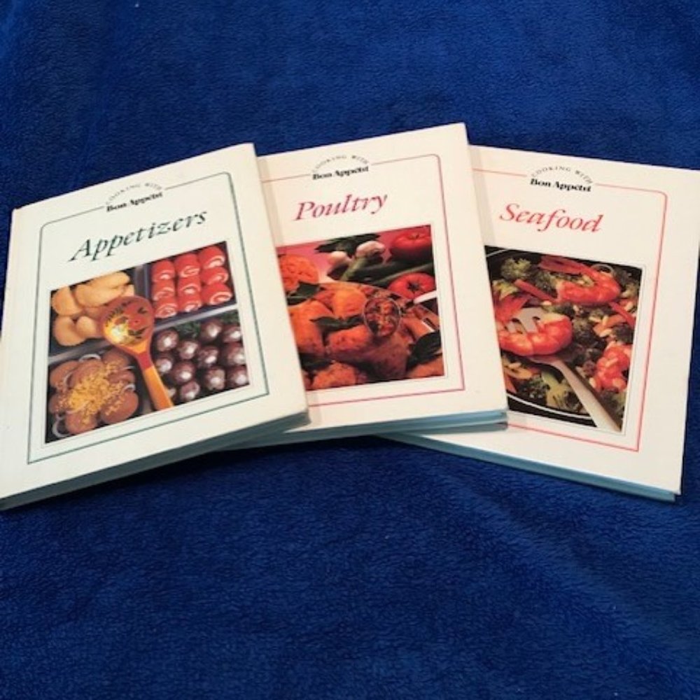 Bon Appetit Cookbook Set (Hardcover) 🍗🥩🥧🍞